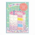 thumbnail image 1 of galison Confetti Birthday Cake Greeting Card Jigsaw Puzzle, 1 of 2