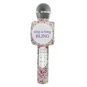 Confetti Bling Karaoke Microphone & Bluetooth Speaker SABCONF