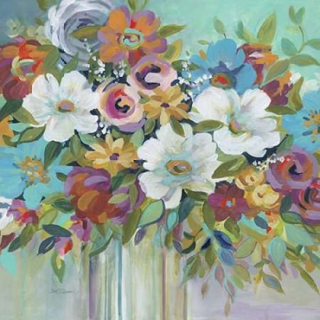 Confetti Bouquet I Canvas Art - Carol Robinson (24 x 24)