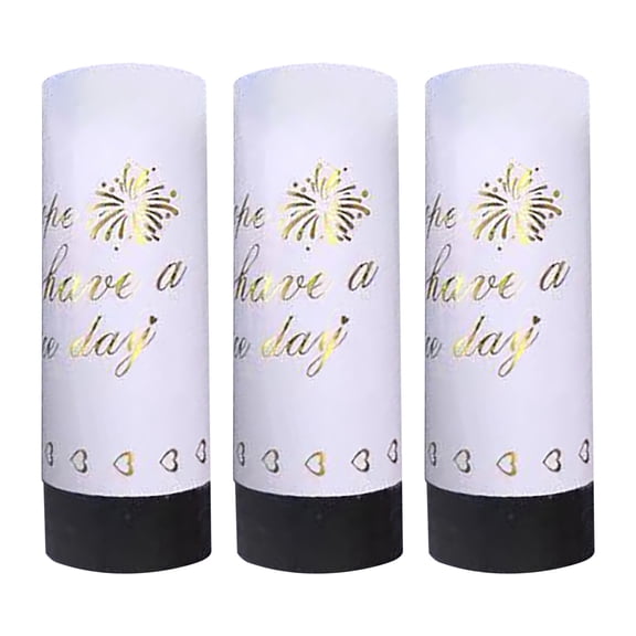 Confetti Cannons (3 Pack) - Multicolor Biodegradable Confetti Poppers - Air Powered Party Poppers Confetti Shooters for Birthday, Wedding, Graduation, Christmas, New Year Celebrations