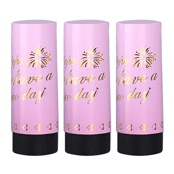Confetti Cannons (3 Pack) - Multicolor Biodegradable Confetti Poppers - Air Powered Party Poppers Confetti Shooters for Birthday, Wedding, Graduation, Christmas, New Year Celebrations