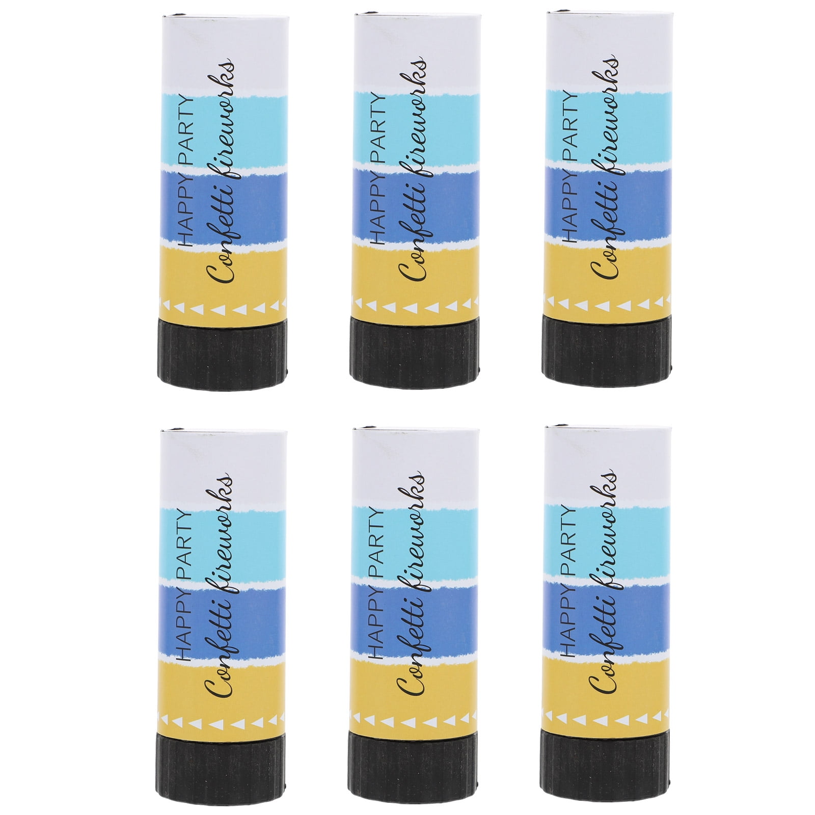 Confetti Cannons 6Pcs Confetti Tubes Decorative Confetti Cannon for