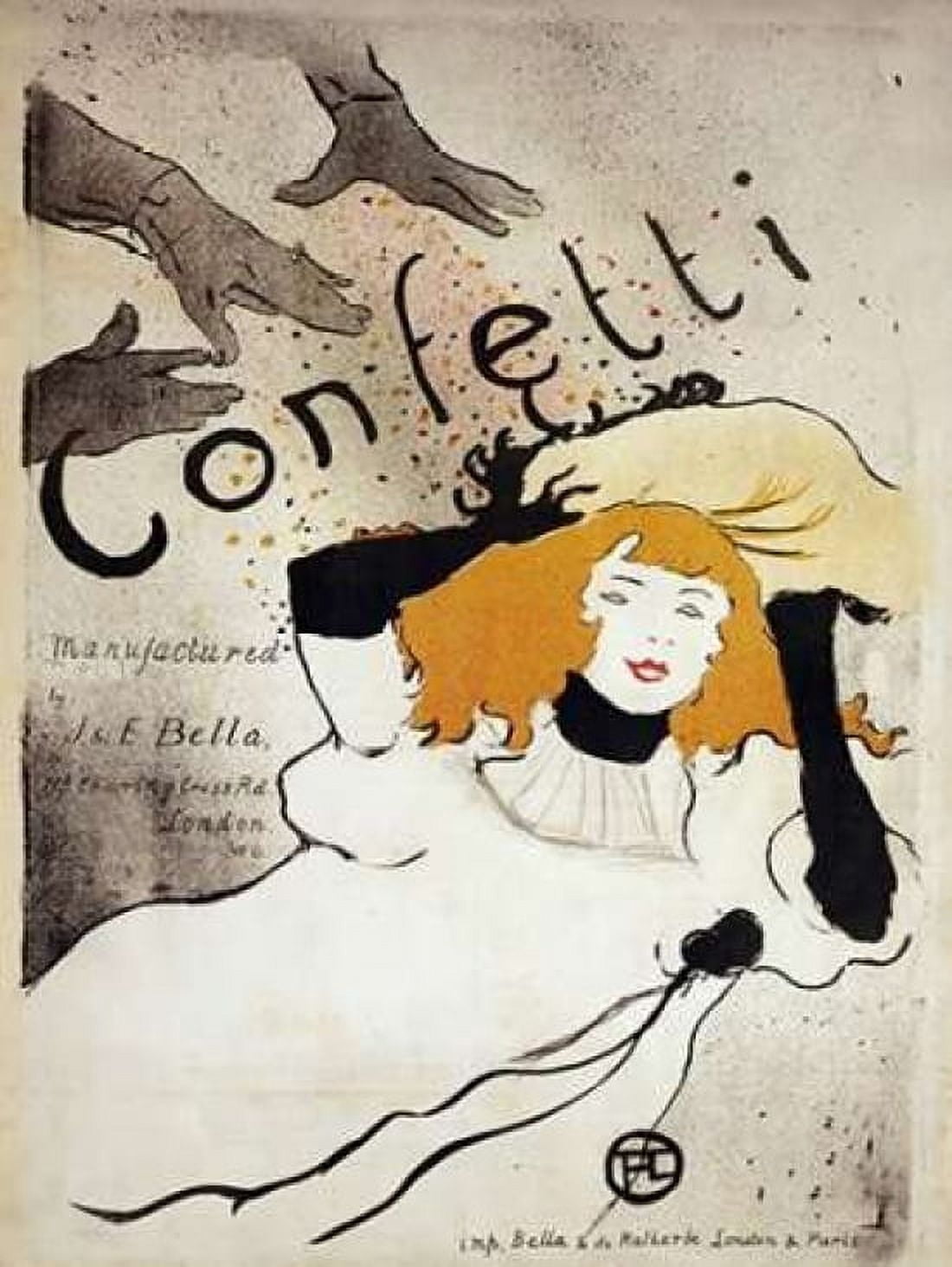 Confetti Canvas Art - Henri Toulouse-Lautrec (18 x 24)