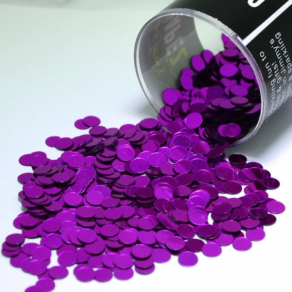 Confetti Circle 1/4" Fuchsia - Pouch (1/2 oz) - CCP8559