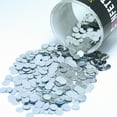 thumbnail image 1 of Confetti Circle 1/4" Silver - Pouch (1/2 oz) - CCP8560, 1 of 8
