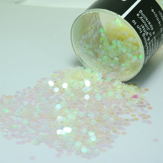 Confetti Circle 1/8" Iridescent - Pouch (1/2 oz) - CCP9927
