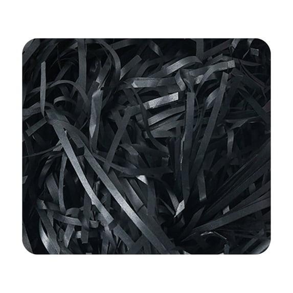 Confetti Crinkle Paper Shredded Supplies, 100g Bag Of Black Raffia Paper Filler for Gift Boxes and Party Decorations, Featuring Colorful Crinkle Cut Paper Strips for Valentine's Day Candy Blahzhy