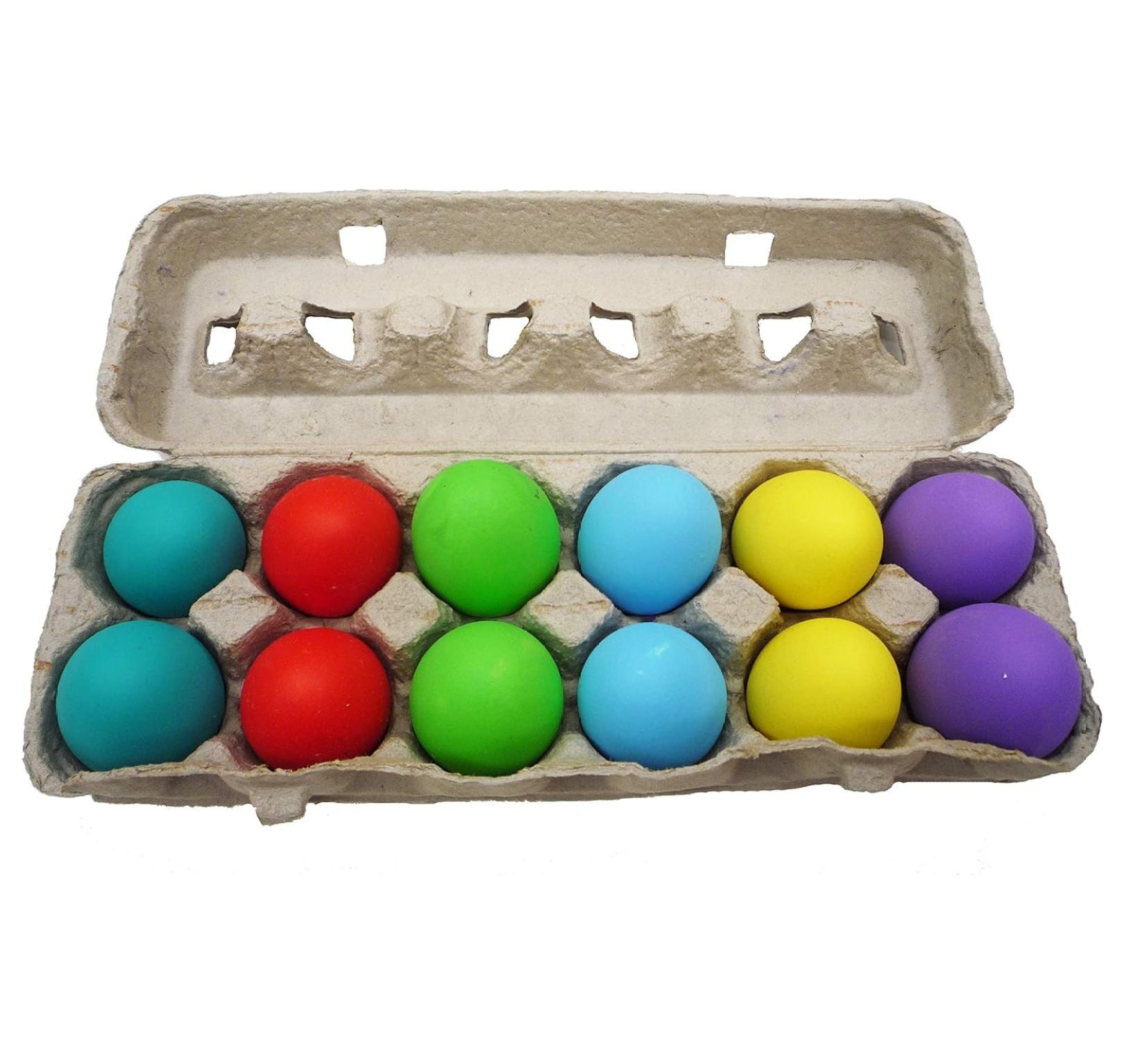 Confetti Eggs Cascarones, Multicolored, 60 Count, Party Game for Easter