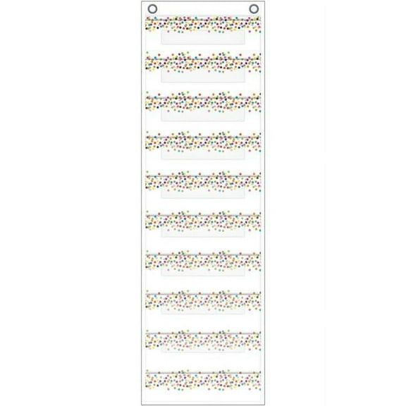 Confetti File Storage Pocket Chart