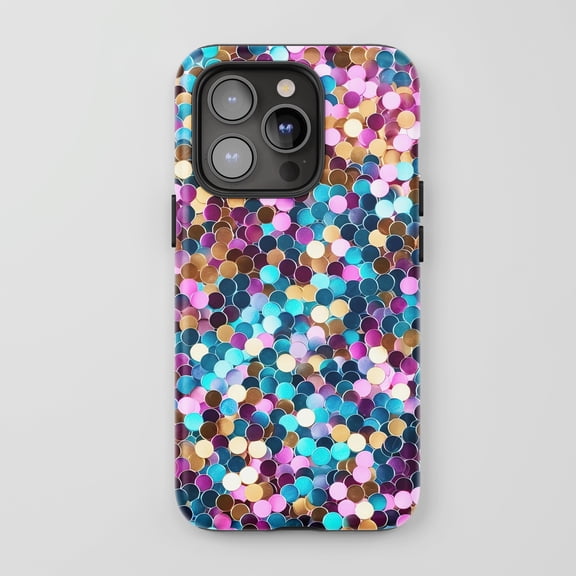 Confetti For All iPhone Series Tough Phone Case Abstract Colorful