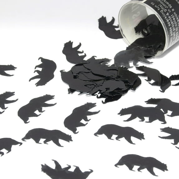 Confetti Grizzly Bear in Black - Half Pound (8 oz) - CCL9406