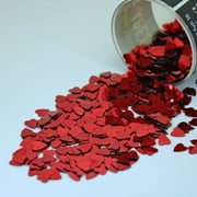 JIMMY JEMS Confetti Heart 1/4" Red - Pouch (1/2 oz) - CCP8505