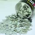 thumbnail image 1 of Confetti Heart 1/4" Silver - Half Pound (8 oz) - CCL8506, 1 of 8