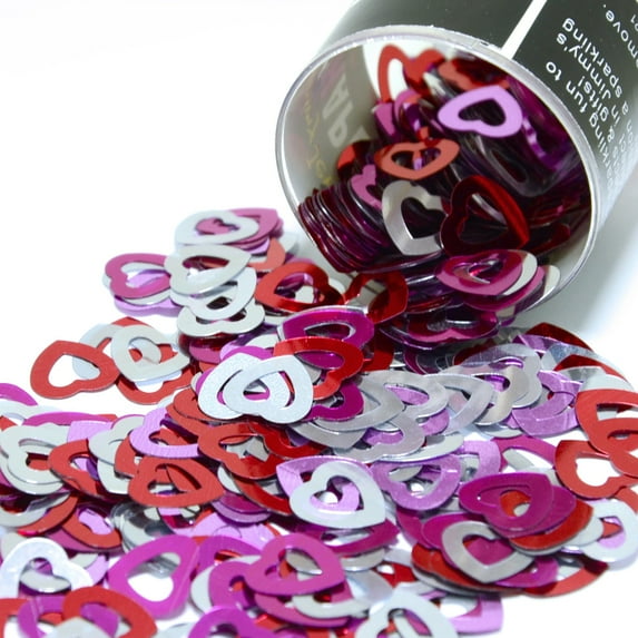 Confetti Heart Cut Out Endless Love - Half Pound (8 oz) - CCL8059