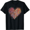 thumbnail image 1 of Confetti Heart Valentines Day For Women Teen Girls Kids T-Shirt, 1 of 4