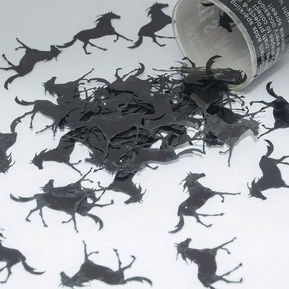 Confetti Horse Black - Half Pound (8 oz) - CCL8973