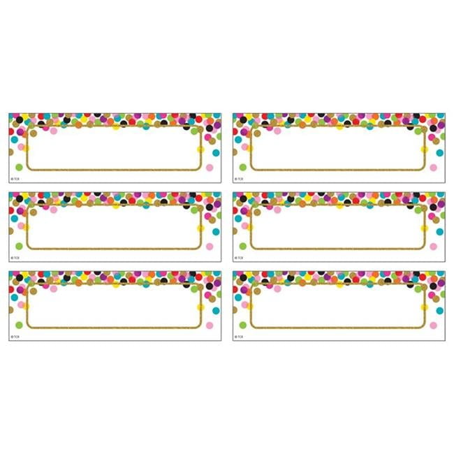 Confetti Labels Magnetic Accents - Pack of 3 - Walmart.com