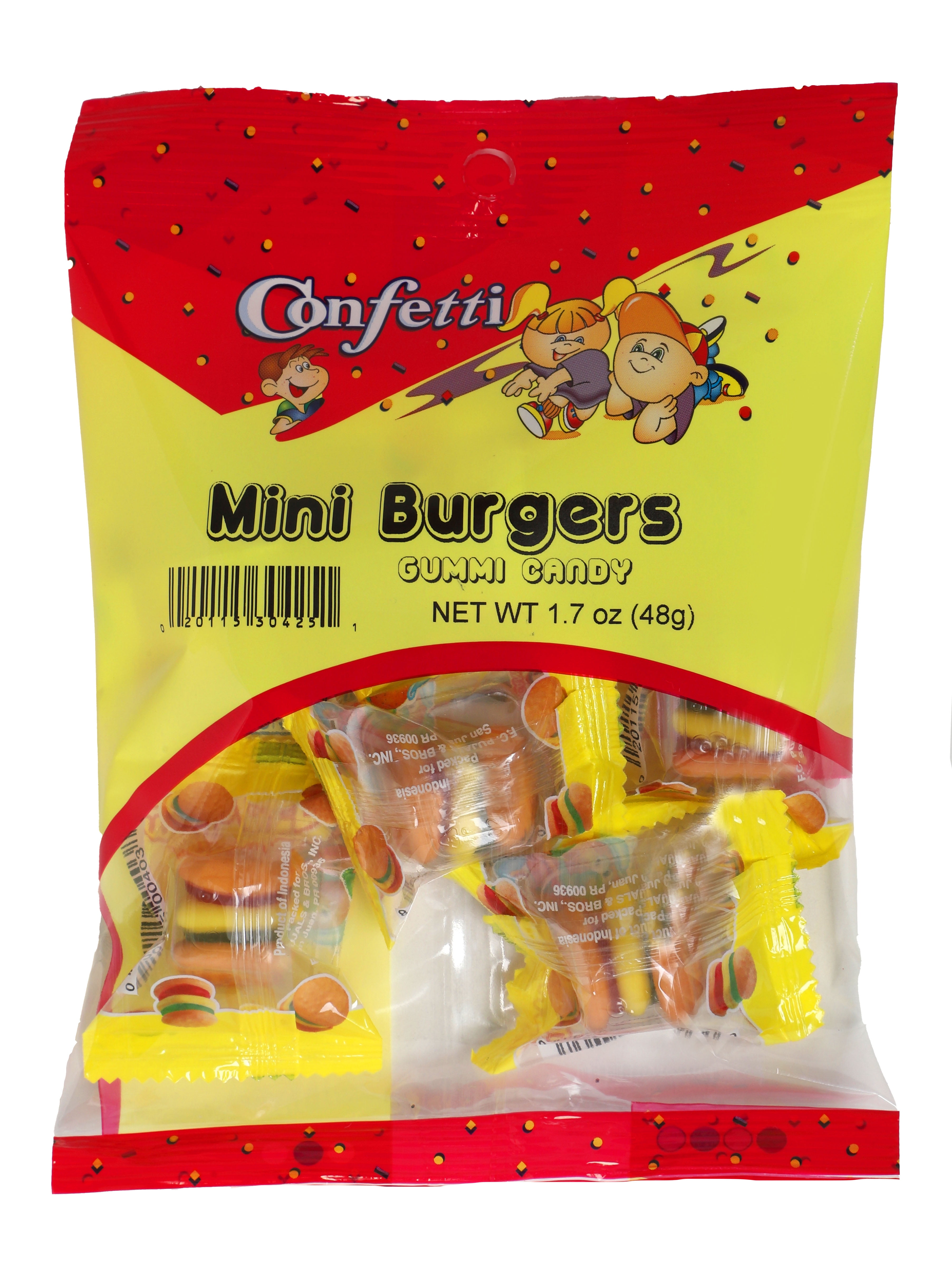 Confetti Mini Burger, 2.1 Oz.