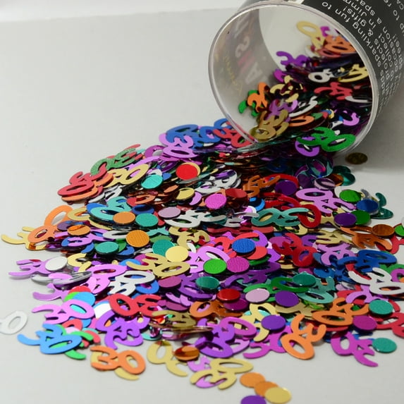Confetti Mix - 30s & Circles MultiColors - Pouch (1/2 oz) - CCP9002