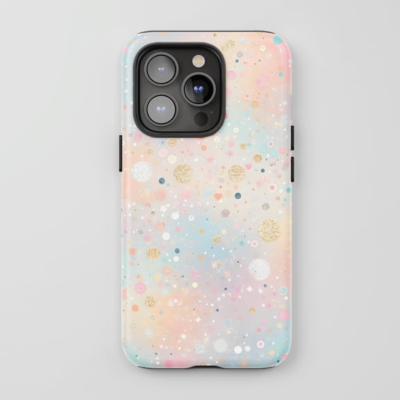 Confetti Pattern For All iPhone Series Tough Phone Case Pastel