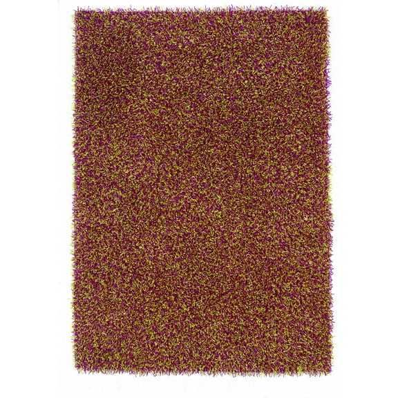 Confetti Shag Rug Pink 8x10 Long Soft Shaggy Carpet Unique Colorful Design