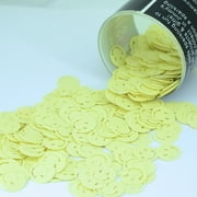 JIMMY JEMS Confetti Smiley Face Yellow 1/2" - Pouch (1/2 oz) - CCP9252