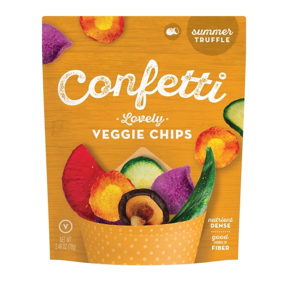Confetti Snacks Lovely Vegetable Chips, Summer Truffle, 2.5 oz