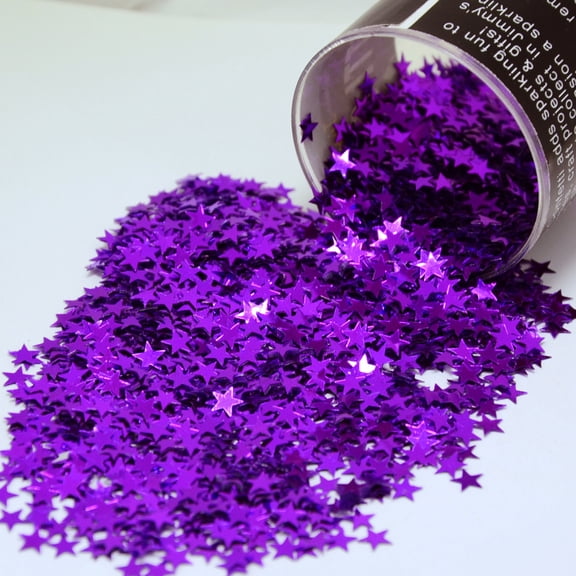 Confetti Star 1/4" Fuchsia - Pouch (1/2 oz) - CCP8954