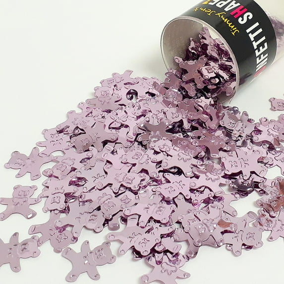 Confetti Teddy Bear in Pink - Half Pound (8 oz) - CCL9433
