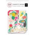 thumbnail image 1 of Confetti Wishes Ephemera Cardstock Die-Cuts 40/Pkg-W/Matte Gold Foil, 1 of 1