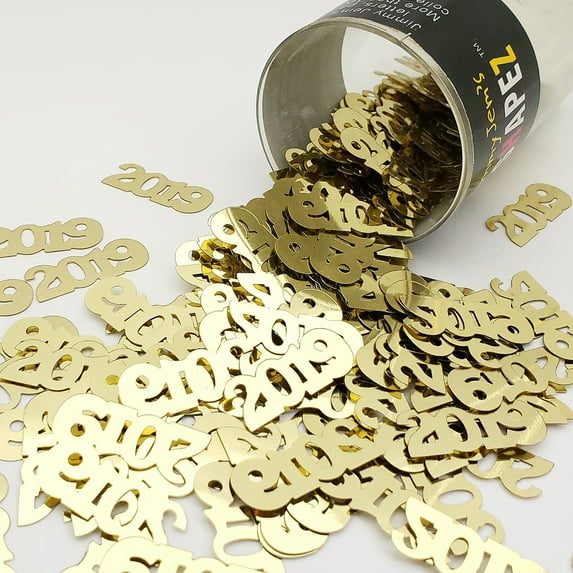 Confetti Year 2019 Gold - Half Pound (8 oz) - CCL7262