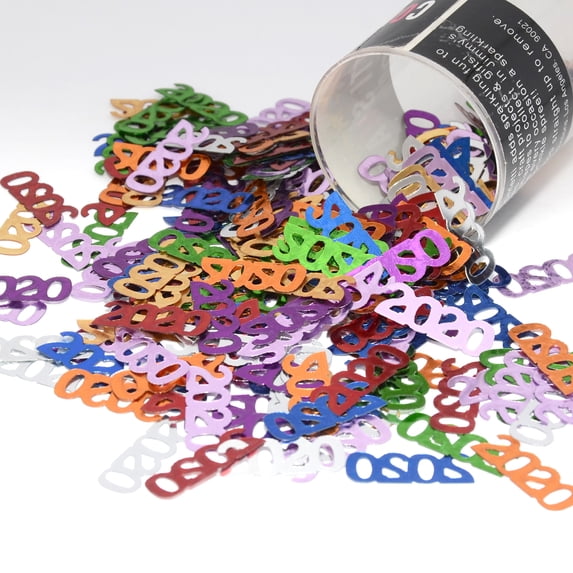 Confetti Year 2020 MultiColors - Half Pound (8 oz) - CCL7247