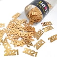 thumbnail image 1 of Confetti Year 2021 Gold - Half Pound (8 oz) - CCL7219, 1 of 8