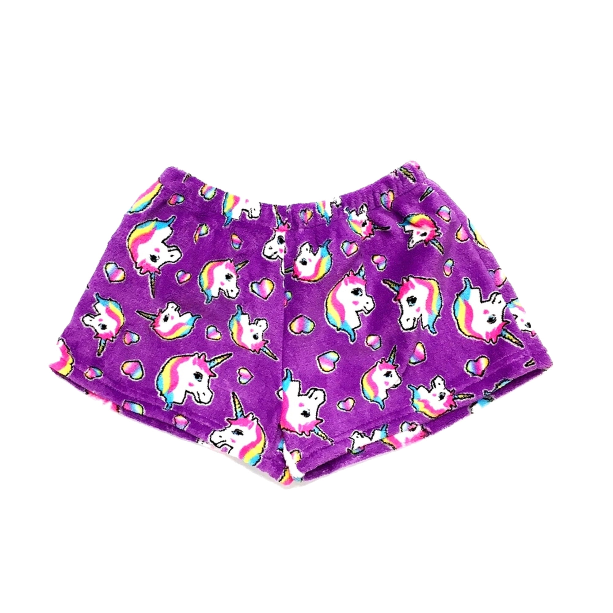 Confetti and Friends Fuzzy Plush Pajama Shorts