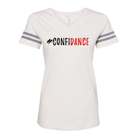 Confidance LAT Ladies Football Short Sleeve T-shirt-Vintage Heather-xxl