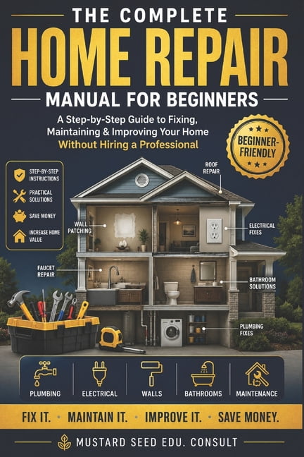 The Confident Homeowner The Complete Home Repair Manual for Beginners: A Step-by-Step Guide to Fixing, Maintaining & Improving Your Home Without, Book 1, (Paperback)