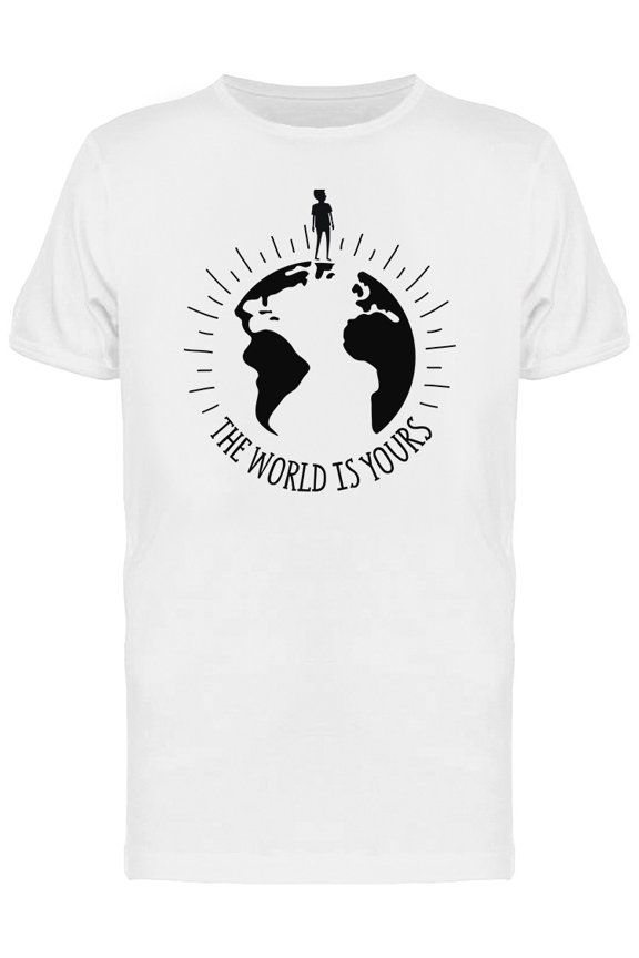 Confident Young Man T-Shirt Men -Image by Shutterstock, Male x-Large