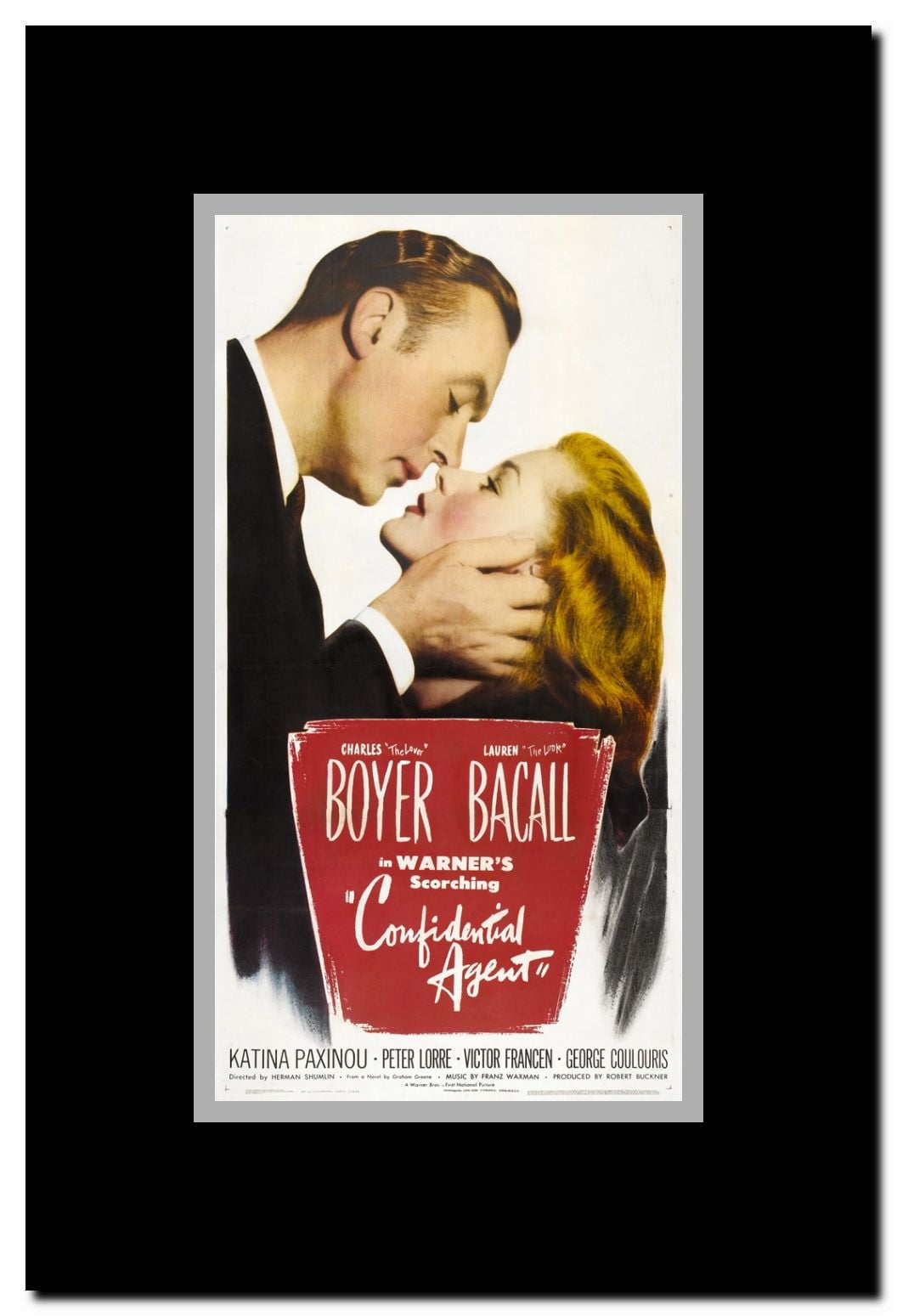 Confidential Agent Framed Movie Poster