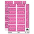 thumbnail image 1 of Confidential Double Line Border Document Sticker Set - Hot Pink - Gloss Finish - 2.00" Large, 1 of 7