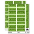 thumbnail image 1 of Confidential Double Line Border Document Sticker Set - Light Green - Gloss Finish - 2.00" Large, 1 of 7