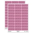 thumbnail image 1 of Confidential Double Line Border Document Sticker Set - Light Pink - Matte Finish - 1.75" Medium, 1 of 7