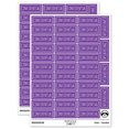 thumbnail image 1 of Confidential Double Line Border Document Sticker Set - Purple - Matte Finish - 1.5" Small, 1 of 7