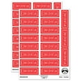 thumbnail image 1 of Confidential Double Line Border Document Sticker Set - Red - Gloss Finish - 2.00" Large, 1 of 7