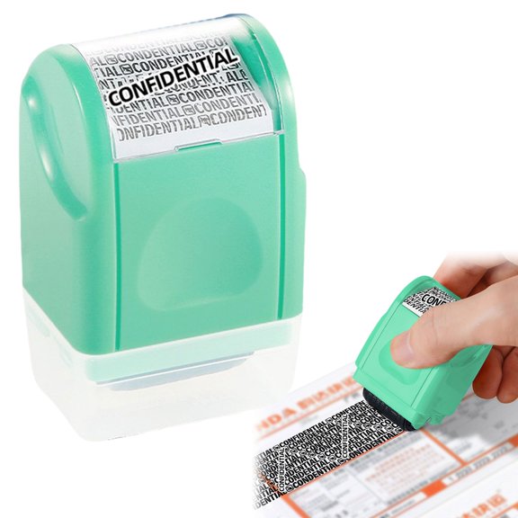 Document Privacy Stamp Roller Confidential Anti Leak for Packages