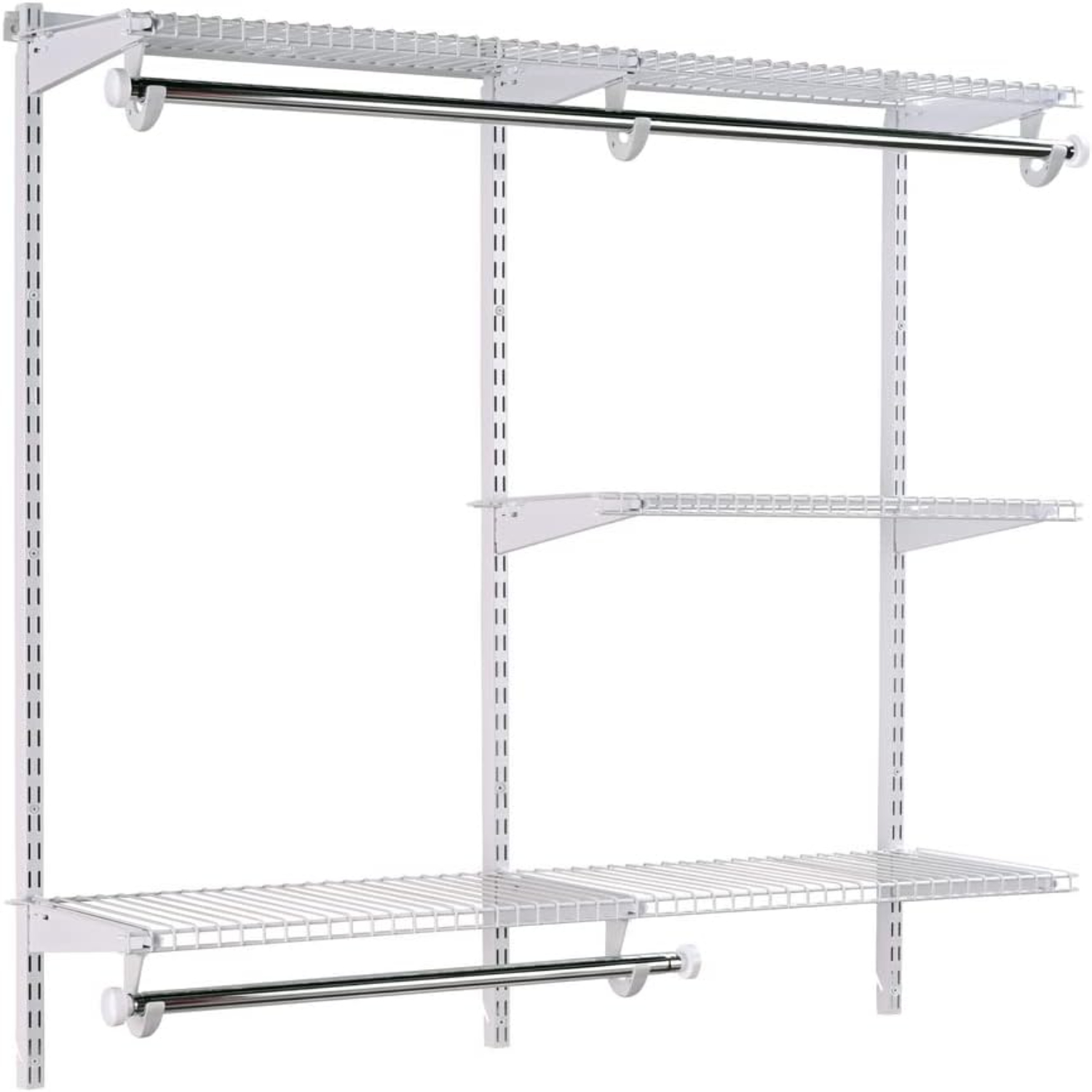 Configurations Custom Closet Kit 36 Ft. Adjustable Metal Wire Shelving