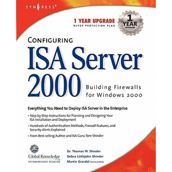 Pre-Owned Configuring ISA Server 2000 [With CDROM] (Paperback) 1928994296 9781928994299