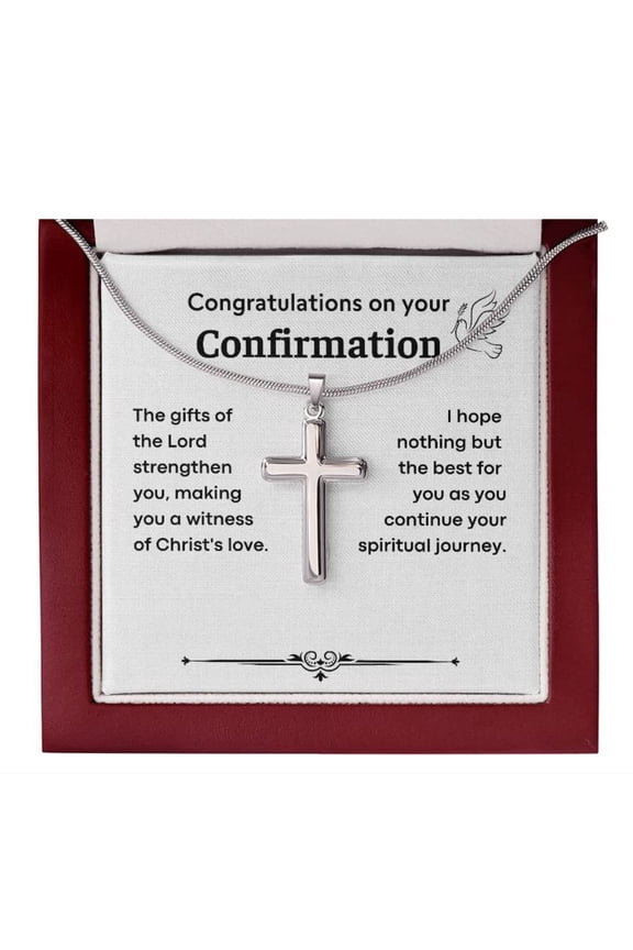 Confirmation Cross Necklace Celebration, Multi Cross Necklace