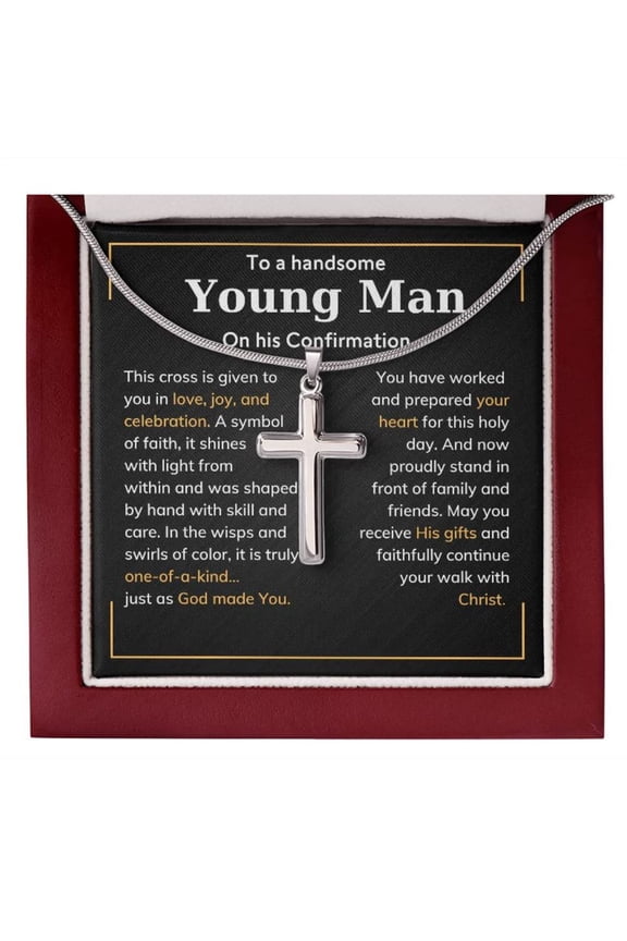 Confirmation Cross Necklace For Teen, Multi Cross Necklace