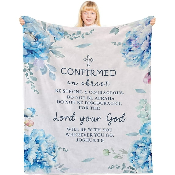 Confirmation Gifts, Confirmation Gift for Girls, Confirmation Gifts for Teenage Girl, Confirmation Decorations, Confirmation Gift for Teen Girls, Confirmation Blanket 40x50 in