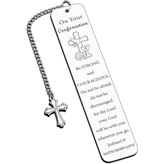 Confirmation Gifts for Teen Girls Boys 2025 Easter Basket Stuffers Catholic Bookmarks Confirmation Sponsor Gifts for Women Men Baptism Gifts for Girl Teenage Boys 1st Communion Religious Bible Verse